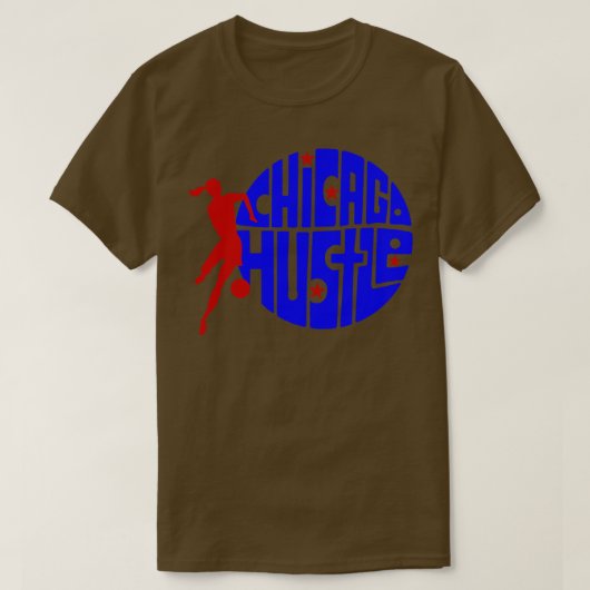 Chicago Hustle WBL Basketbal TShirt (Design voorkant)