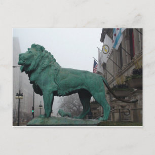 Chicago Icons, Art Institute Lion Briefkaart