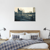 Chicago ICRR Building Train Yards 1971 Foto Canvas Afdruk (Insitu (Slaapkamer))