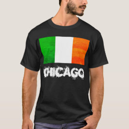 Chicago Ierse trots met Ierse vlag T-shirt