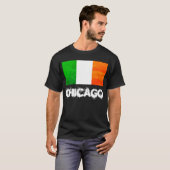 Chicago Ierse trots met Ierse vlag T-shirt (Voorkant volledig)