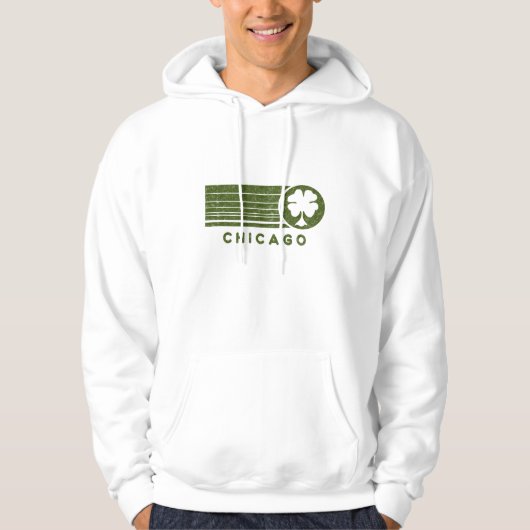 Chicago Ierse trui met capuchon Hoodie (Voorkant)