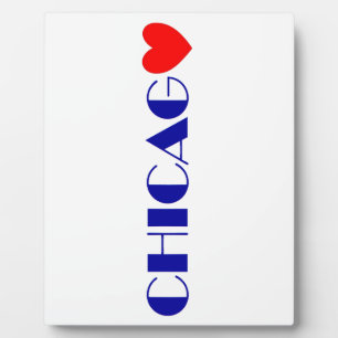 Chicago ik hou van jou fotoplaat