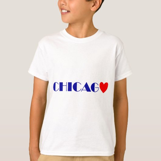 chicago ik hou van jou t-shirt (Voorkant)