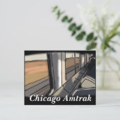 Chicago, IL-amtrak Briefkaart (Staand voorkant)