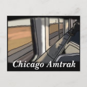 Chicago, IL-amtrak Briefkaart (Voorkant)
