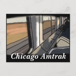 Chicago, IL-amtrak Briefkaart