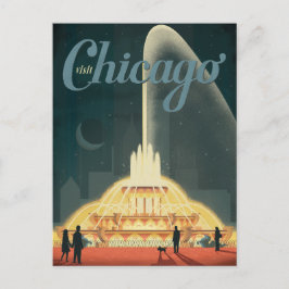 Chicago, IL - Bezoek Chicago Briefkaart