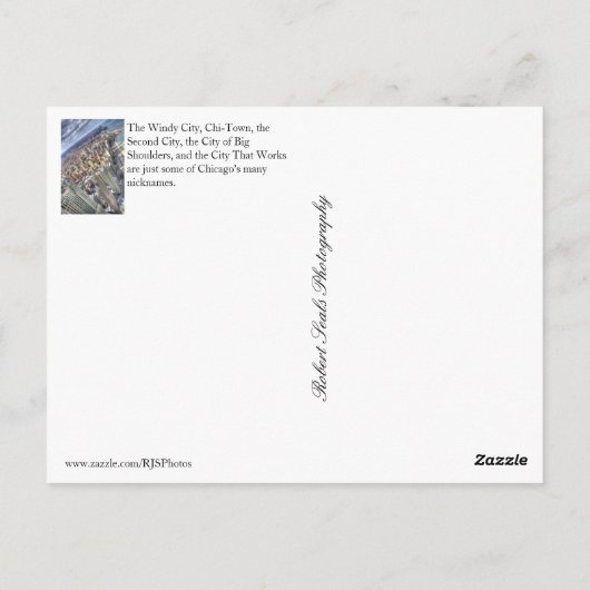 Chicago, IL Briefkaart (Achterkant)