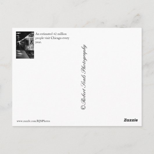 Chicago, IL Briefkaart (Achterkant)