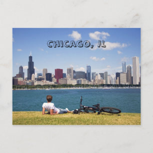 Chicago, IL-Briefkaart Briefkaart