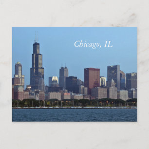 Chicago, IL-Briefkaart Briefkaart
