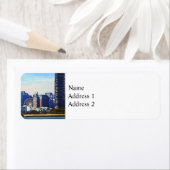 Chicago IL - Chicago Skyline and Navy Pier Etiket (Insitu)