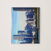 Chicago IL - Chicago Skyline and Navy Pier Legpuzzel (Verticaal)