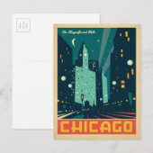 Chicago, IL - de Magnificante Mile 2 Briefkaart (Voorkant / Achterkant)