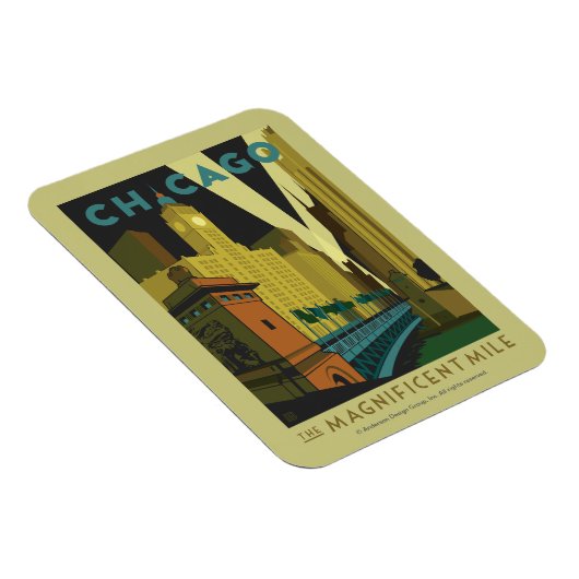 Chicago, IL - De schitterende Mile Magneet (Rechterzijde)