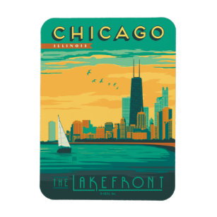 Chicago, IL - Geniet van de Lakefront Magneet