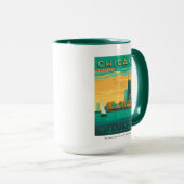 Chicago, IL - Geniet van de Lakefront Mok (Voorkant rechts)