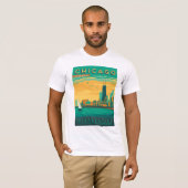 Chicago, IL - Geniet van de Lakefront T-shirt (Voorkant volledig)