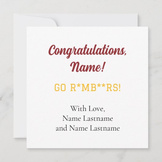 Chicago, IL (Katholiek) Gepersonaliseerde Gift Kaa Kaart (Voorkant)