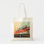 Chicago, IL-L-trein Tote Bag (Voorkant)