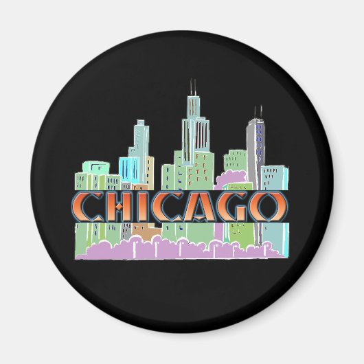 Chicago IL Magneet (Voorkant)