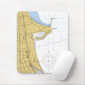 Chicago IL Montrose Harbour Nautical Chart Mousepa Muismat (Met muis)