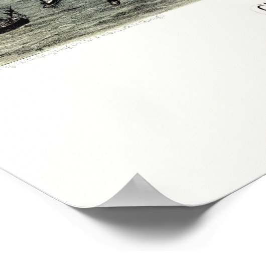 Chicago, IL Panorama Map - 1868 Poster (Hoek)