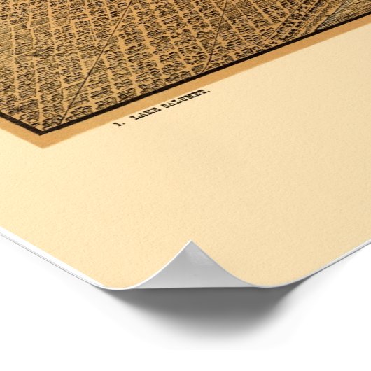 Chicago, IL Panorama Map - 1892a Poster (Hoek)