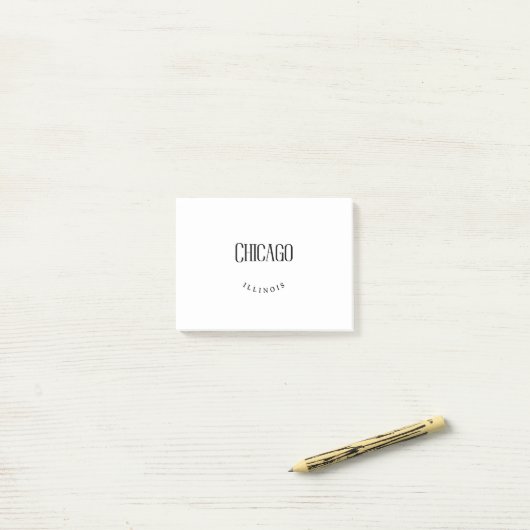 Chicago IL Post-it® Notes (Op bureau)