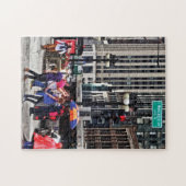 Chicago IL - Rainy Day on E Wacker Drive Legpuzzel (Horizontaal)