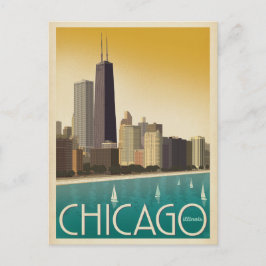 Chicago, IL - Skyline Briefkaart
