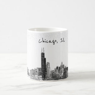 Chicago, IL skyline Koffiemok