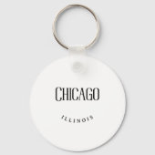 Chicago IL Sleutelhanger (Voorkant)