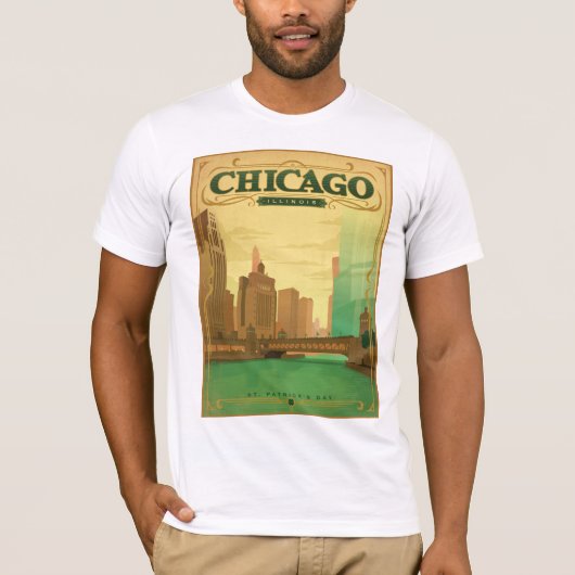 Chicago, IL - St. Patrick's Day T-shirt (Voorkant)