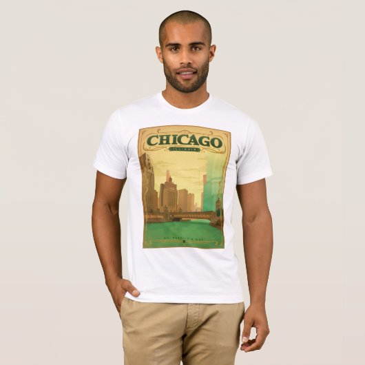 Chicago, IL - St. Patrick's Day T-shirt (Voorkant volledig)