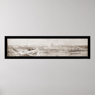 Chicago, IL-toelichting 1893 Poster