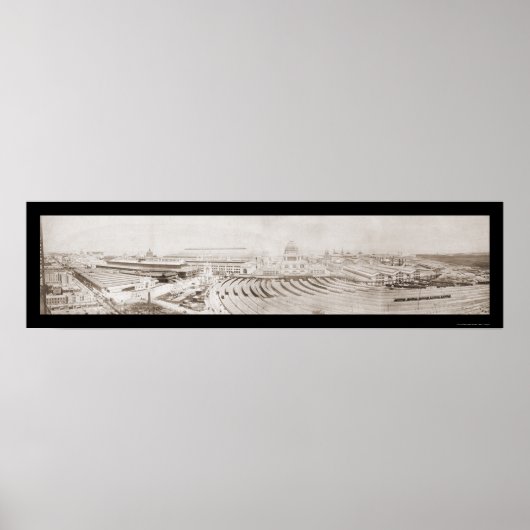 Chicago, IL-toelichting 1893 Poster (Voorkant)