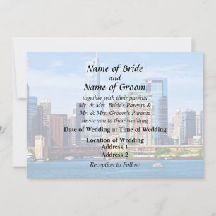 Chicago IL - Uitzicht vanaf Lake Michigan Kaart