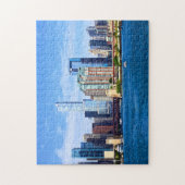 Chicago IL - Uitzicht vanaf Lake Michigan Legpuzzel (Verticaal)