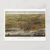 Chicago Illinois 1874 Briefkaart (Voorkant)