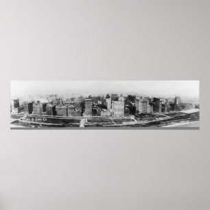 Chicago Illinois 1911 van het vliegtuig Poster