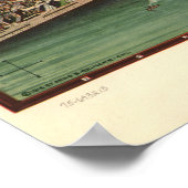 Chicago Illinois 1916 Antiek Panoramic Map Poster (Hoek)