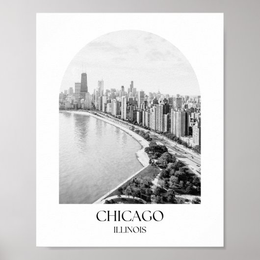 Chicago Illinois Arch fotoprint Poster (Voorkant)
