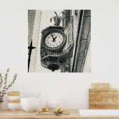 Chicago, Illinois Architect, Clock Poster (Keuken)