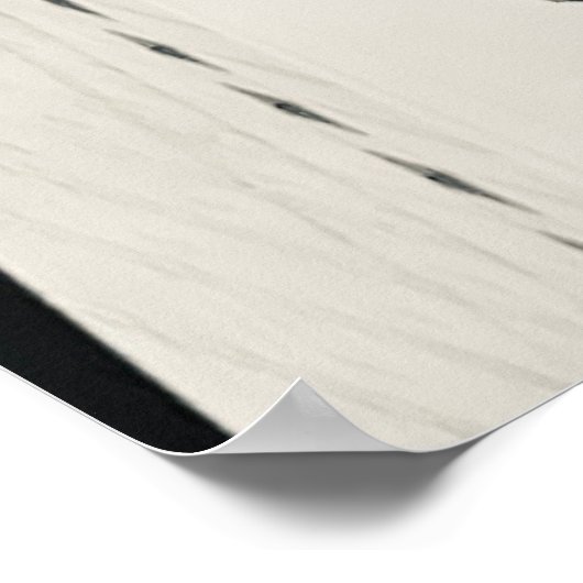 Chicago, Illinois Architect, Clock Poster (Hoek)