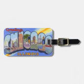 Chicago Illinois  Bagagelabel (Voorkant horizontaal)