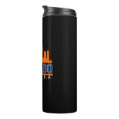 Chicago Illinois Beatiful Skyline Thermosbeker (Geroteerd rechts)