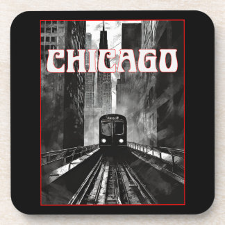 Chicago Illinois Bier Onderzetter