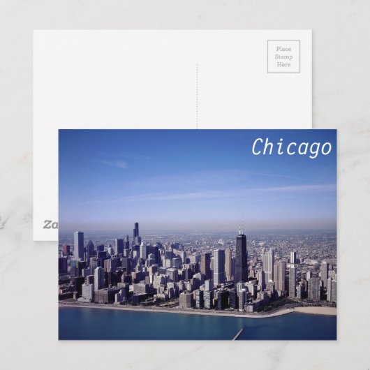 Chicago, Illinois Briefkaart (Voorkant / Achterkant)